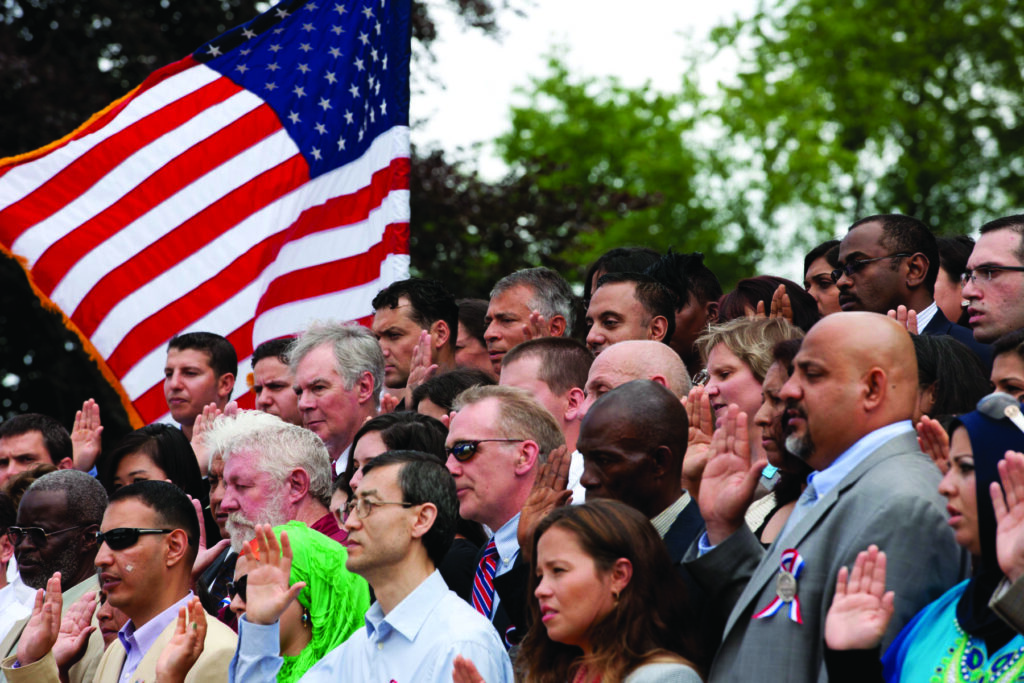 Photo from naturalization of Monticello 2013