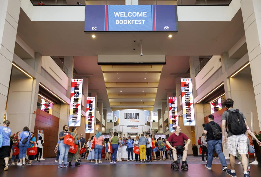 The 2023 Library of Congress National Book Festival opens in the Walter E. Washington Convention Center, August 12. Photo by Shawn Miller/Library of Congress.